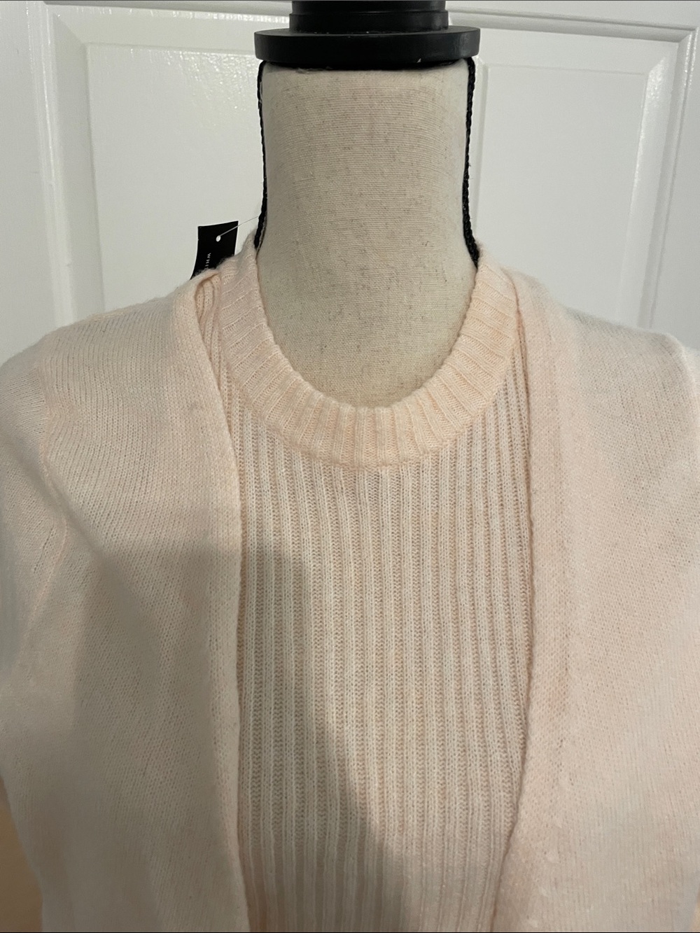 White House Black Market Soft Blush Wrap V-Neck Sweater - Picture 11 of 12